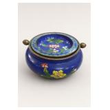 Chinese Cloisonnï¿½ Enameled Lidded Box