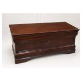 Cedar-Lined Wooden Blanket Chest