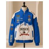 JH Design Busch Beer NASCAR Racing Jacket 3XL