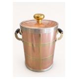Kraftware N.Y.C. Copper and Brass Ice Bucket