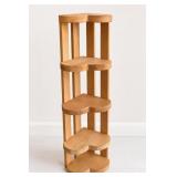 Wood and Metal Shelving Units