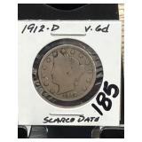 1912-D Liberty V Nickel