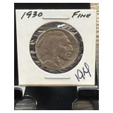 1930 Buffalo Nickel Fine Condition