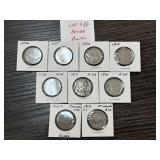 1913"1926 Buffalo Nickel Collection, 10 Coins