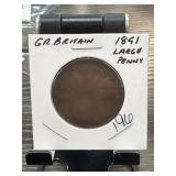 Great Britain 1891 Large Penny
