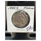1935-S Buffalo Nickel, Fine Condition
