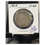 1912 Liberty Head V Nickel Coin