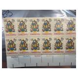US 1973 Christmas Stamp Block Plate #1508