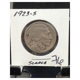 1923-S Buffalo Nickel Scarce Coin