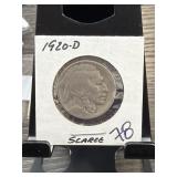 1920-D Buffalo Nickel