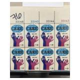 1971 CARE Plate Block US #1439 Mint NH