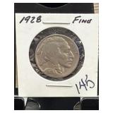 1928 Buffalo Nickel Fine Grade