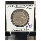 1930-S Buffalo Nickel Mint Error