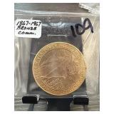 1967 Peace River Project Bronze Centennial