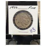 1926 Buffalo Nickel Fine Condition