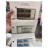 US Mint Early Plate Block Stamps Collection