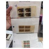 US Plate Block Stamps Lot, 1960s Issues