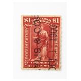 1900 US $1 Documentary Revenue Stamp