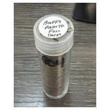 Tube of Buffalo Nickels Partial to Full Dates