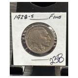 1928-S Buffalo Nickel, Fine Condition