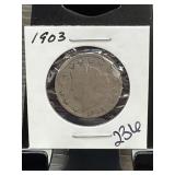 1903 Liberty Head V Nickel Coin