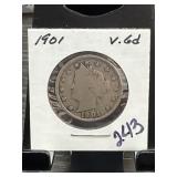 1901 Liberty Head V Nickel