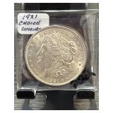 1921 Morgan Silver Dollar Choice Uncirculated