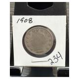 1908 Liberty Head V Nickel