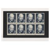 1970 Eisenhower 6Â¢ Stamps Block US 1393a