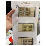 US Mint Early Plate Blocks, 3 Sets