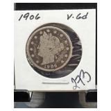 1906 Liberty Head V Nickel Coin