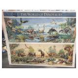 The World of Dinosaurs Stamp Sheet