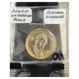 2009-P William H. Harrison Platinum Enhanced