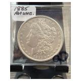 1885 Morgan Silver Dollar AU/UNC