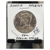 2005-D Kennedy Half Dollar SP68/69