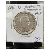 1946 D Booker T. Washington Half Dollar