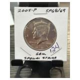 2005-P Kennedy Half Dollar SP68/69