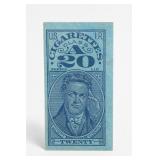 U.S. Series 120 Cigarettes Revenue Stamp