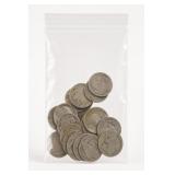 17 Buffalo Nickels and 1 Copper Coin
