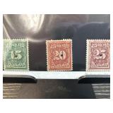 US 1881 American Rapid Telegraph Stamps