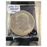 1972 Type 1 Eisenhower Dollar UNC