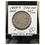 1923-S Buffalo Nickel DDO-001 Gd/VG