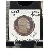 2023-S Eleanor Roosevelt Proof Quarter