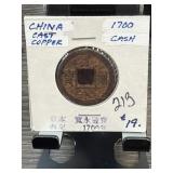 China Cast Copper Cash Coin 1700