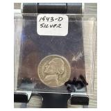 1943-D Silver Jefferson Nickel
