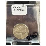 1944-P Jefferson Silver War Nickel