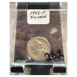 1942-P Silver Jefferson Nickel