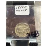 1945-P Jefferson Silver Wartime Nickel
