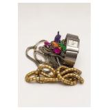 Jewelry Lot with Watch