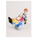 Lotus Porcelain Dentist and Patient Teapot